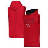 Arizona Cardinals MSX by Michael Strahan Marathon Sleeveless Pullover Hoodie Cardinal - NFL