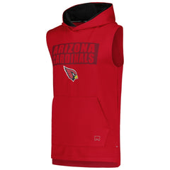Arizona Cardinals MSX by Michael Strahan Marathon Sleeveless Pullover Hoodie Cardinal - NFL