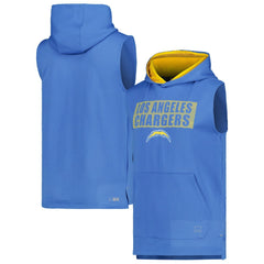 Los Angeles Chargers MSX by Michael Strahan Marathon Sleeveless Pullover Hoodie Powder Blue - NFL