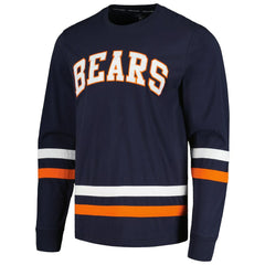 Chicago Bears Tommy Hilfiger Nolan Long Sleeve T-Shirt Navy/Orange - NFL