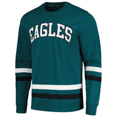 Philadelphia Eagles Tommy Hilfiger Nolan Long Sleeve T-Shirt Midnight Green/Black - NFL