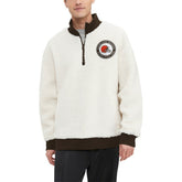 Cleveland Browns Tommy Hilfiger Jordan Sherpa Quarter-Zip Sweatshirt Cream - NFL