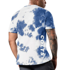 Indianapolis Colts MSX by Michael Strahan Freestyle Tie-Dye T-Shirt Royal - NFL