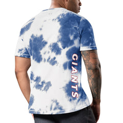 New York Giants MSX by Michael Strahan Freestyle Tie-Dye T-Shirt Royal - NFL