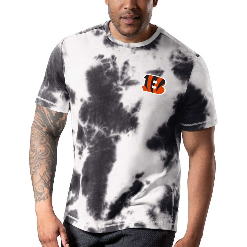 Cincinnati Bengals MSX by Michael Strahan Freestyle Tie-Dye T-Shirt Black - NFL
