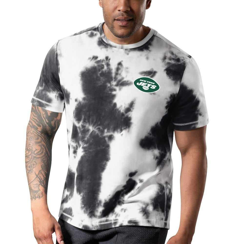 New York Jets MSX by Michael Strahan Freestyle Tie-Dye T-Shirt Black - NFL