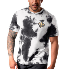 New Orleans Saints MSX by Michael Strahan Freestyle Tie-Dye T-Shirt Black - NFL