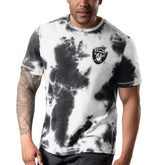 Las Vegas Raiders MSX by Michael Strahan Freestyle Tie-Dye T-Shirt Black - NFL