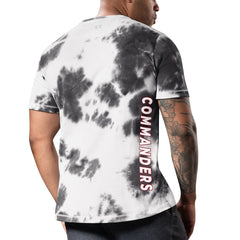 Washington Commanders MSX by Michael Strahan Freestyle Tie-Dye T-Shirt Black - NFL