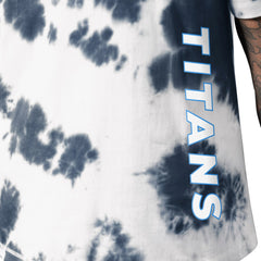 Tennessee Titans MSX by Michael Strahan Freestyle Tie-Dye T-Shirt Navy - NFL