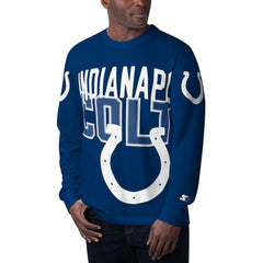 Indianapolis Colts Starter Clutch Hit Long Sleeve T-Shirt Royal - NFL