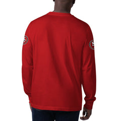 San Francisco 49ers Starter Clutch Hit Long Sleeve T-Shirt Scarlet - NFL