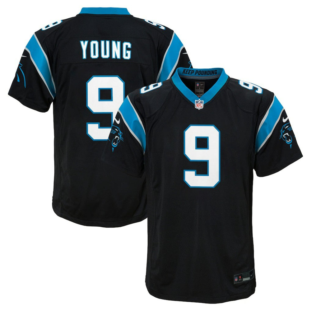 Bryce Young Carolina Panthers Youth Game Jersey Black - Nike