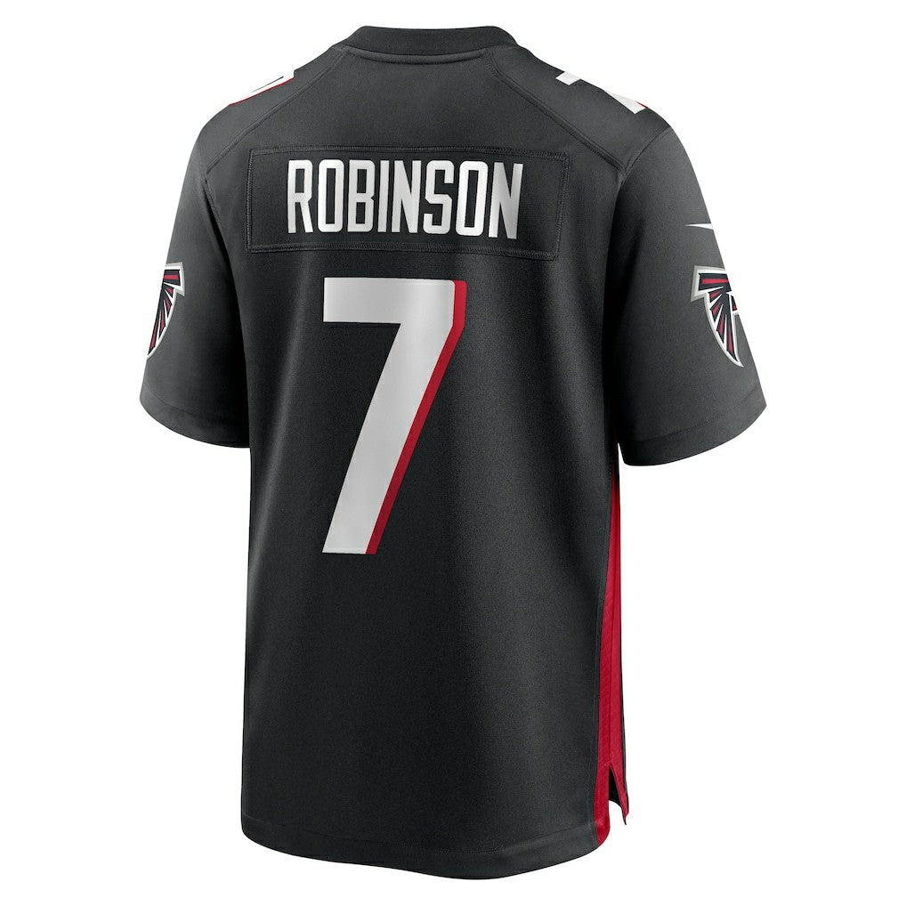 Bijan Robinson Atlanta Falcons Youth Game Jersey - Black | NFL Jerseys