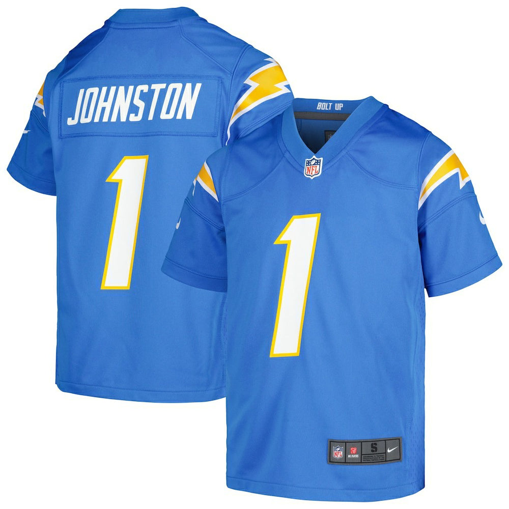 Quentin Johnston Los Angeles Chargers Youth Game Jersey Powder Blue - Nike