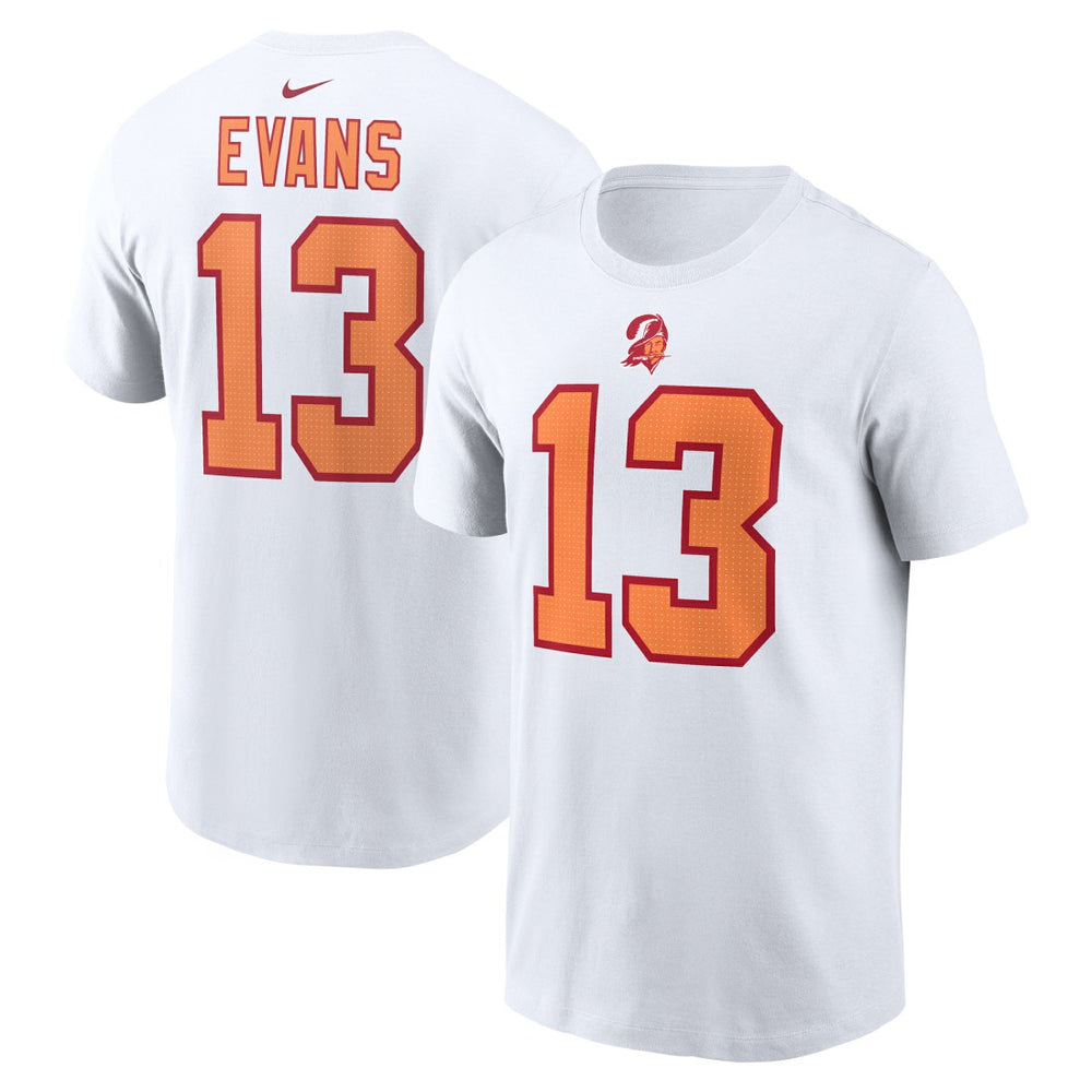 Mike Evans '76 Tampa Bay Buccaneers 50th Season Name & Number T-Shirt White - Nike