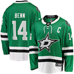 Jamie Benn Dallas Stars - Fanatics Captain Patch Home Breakaway Jersey Kelly Green
