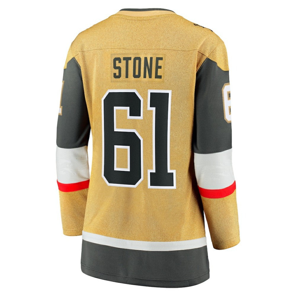 Mark Stone Vegas Golden Knights Fanatics Women's Captain Patch Home Breakaway Player Jersey - Gold | NHL Jerseys