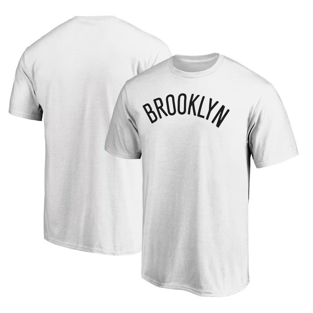 NBA - Brooklyn Nets Wordmark Alt T-Shirt - White