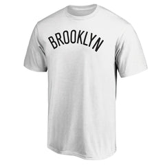 NBA - Brooklyn Nets Wordmark Alt T-Shirt - White