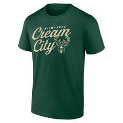 NBA - Milwaukee Bucks Hometown Collection Cream City T-Shirt - Hunter Green