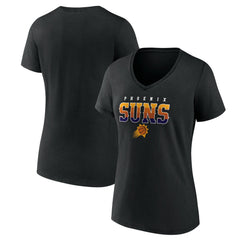 NBA - Phoenix Suns Women's Hometown Collection Sunrise V-Neck T-Shirt - Black