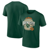 NBA - Milwaukee Bucks Hometown Collection Brew City T-Shirt - Hunter Green