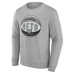 NBA - Brooklyn Nets Hard Color Pullover Sweatshirt - Gray
