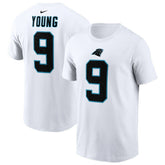 Bryce Young Carolina Panthers Player Name & Number T-Shirt White - Nike
