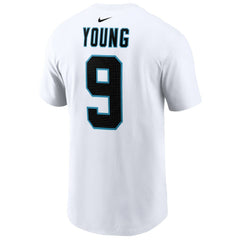 Bryce Young Carolina Panthers Player Name & Number T-Shirt White - Nike