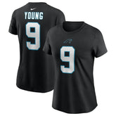 Bryce Young Carolina Panthers Women's Player Name & Number T-Shirt Black - Nike