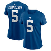 Anthony Richardson Indianapolis Colts Women's Player Name & Number T-Shirt Royal - Nike