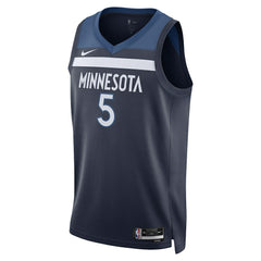 Nike - Anthony Edwards Minnesota Timberwolves Unisex Swingman Jersey - Icon Edition - Navy