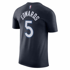 Nike - Anthony Edwards Minnesota Timberwolves Icon 2022/23 Name & Number T-Shirt - Navy