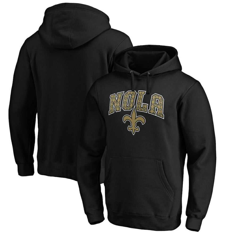 New Orleans Saints Hometown Collection NOLA Pullover Hoodie Black - NFL