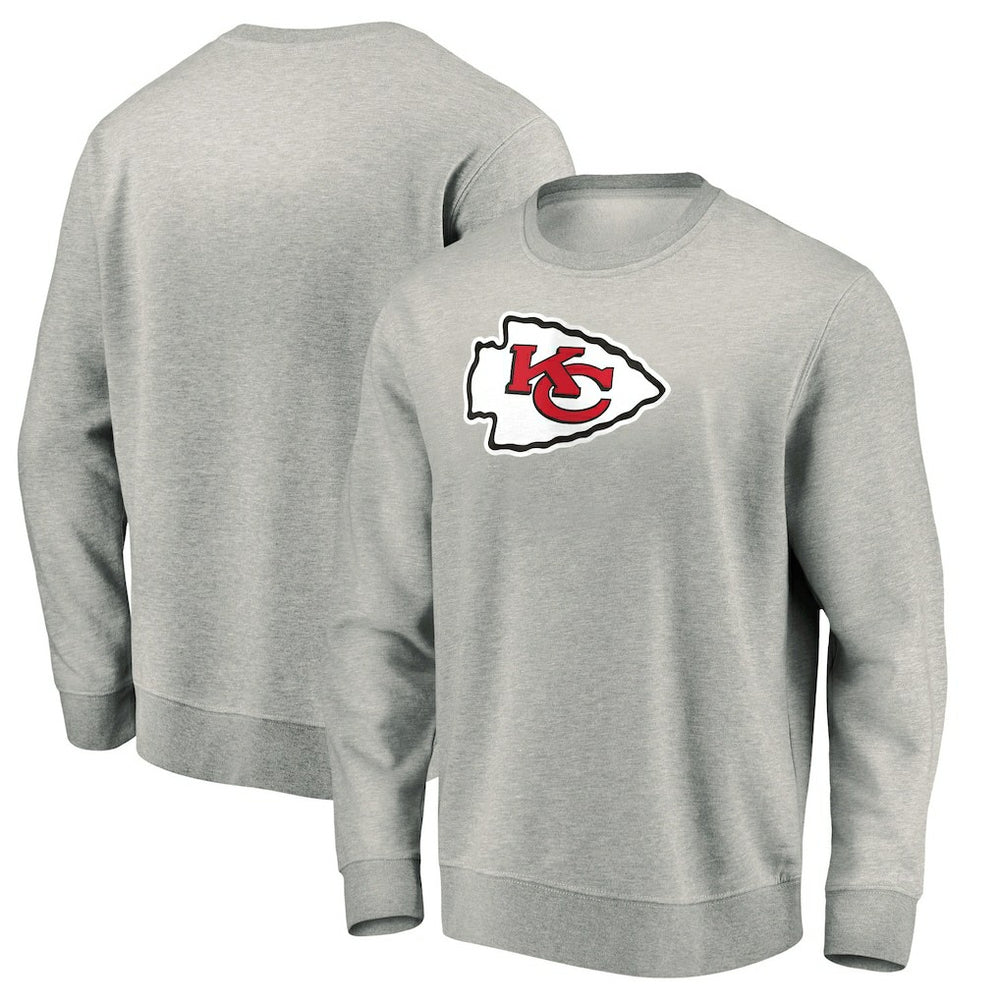 Kansas City Chiefs Pullover Sweatshirt Gray - NFL