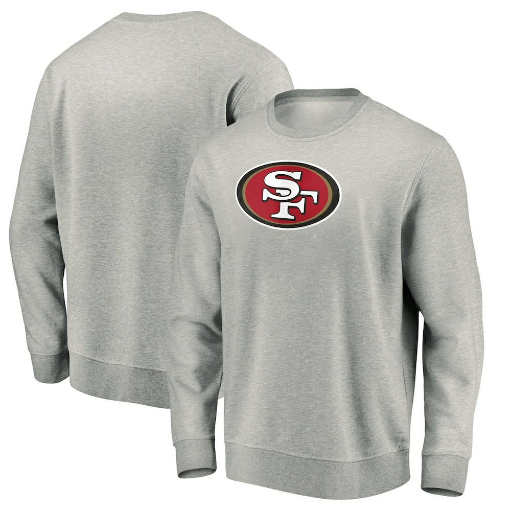 San Francisco 49ers Pullover Sweatshirt Gray - NFL