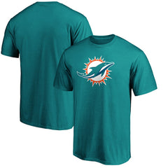 Miami Dolphins Primary Logo T-Shirt Aqua - Fanatics