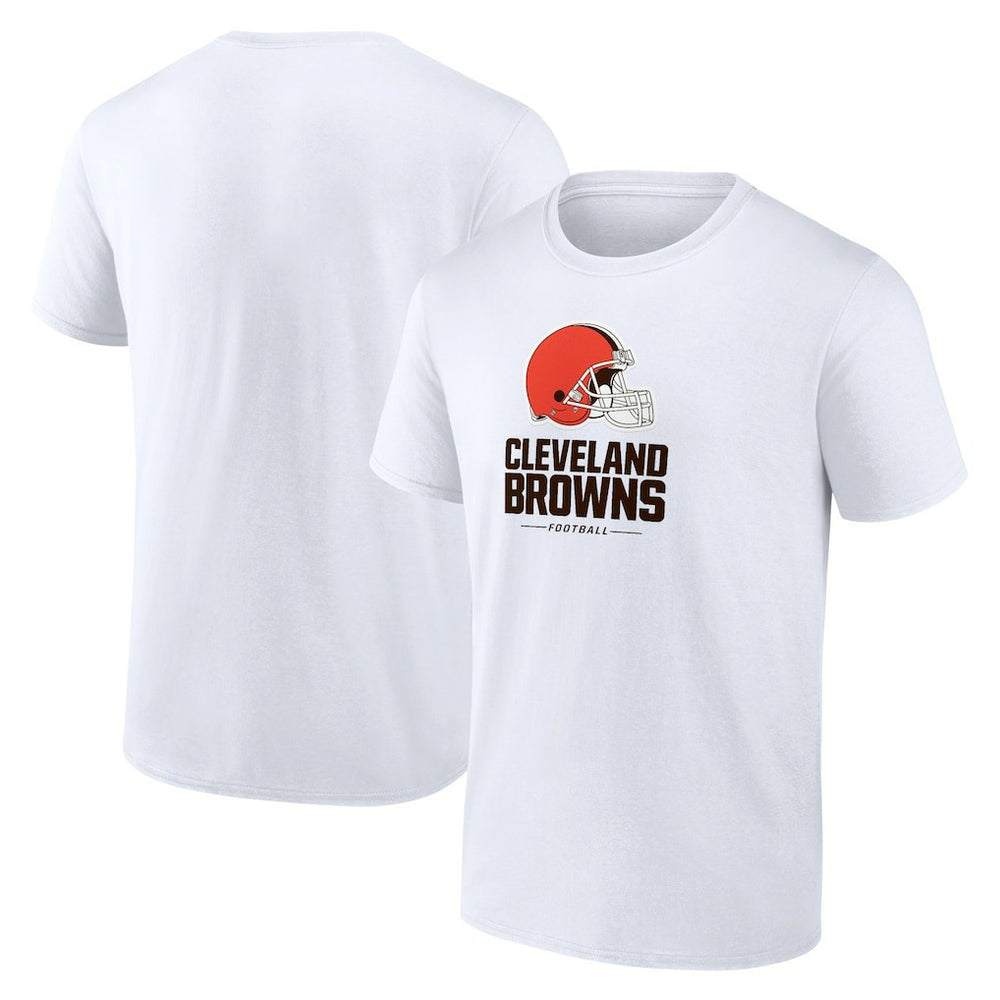 Cleveland Browns Team Lockup T-Shirt White - NFL