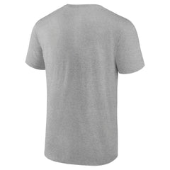 Las Vegas Raiders Team Lockup T-Shirt Heather Gray - NFL