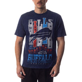 Buffalo Bills The Wild Collective Unisex Tour Band T-Shirt Navy - NFL