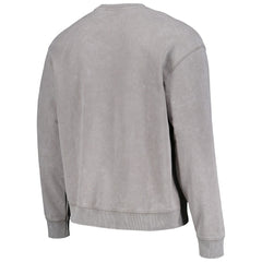 Kansas City Chiefs The Wild Collective Unisex Distressed Pullover Sweatshirt Gray - NFL