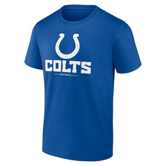 Indianapolis Colts Team Lockup T-Shirt Royal - NFL