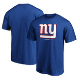 New York Giants Team Lockup T-Shirt Royal - NFL