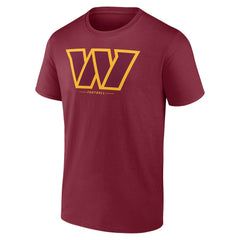 Washington Commanders Team Lockup T-Shirt Burgundy - NFL