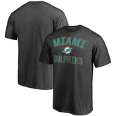 Miami Dolphins Victory Arch T-Shirt Heather Charcoal - Fanatics