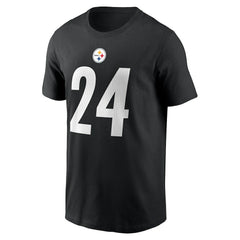 Joey Porter Jr. Pittsburgh Steelers Player Name & Number T-Shirt Black - Nike