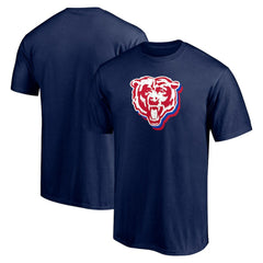 Chicago Bears Red White and Team T-Shirt Navy - NFL