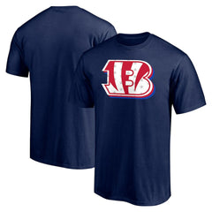 Cincinnati Bengals Red White and Team T-Shirt Navy - NFL