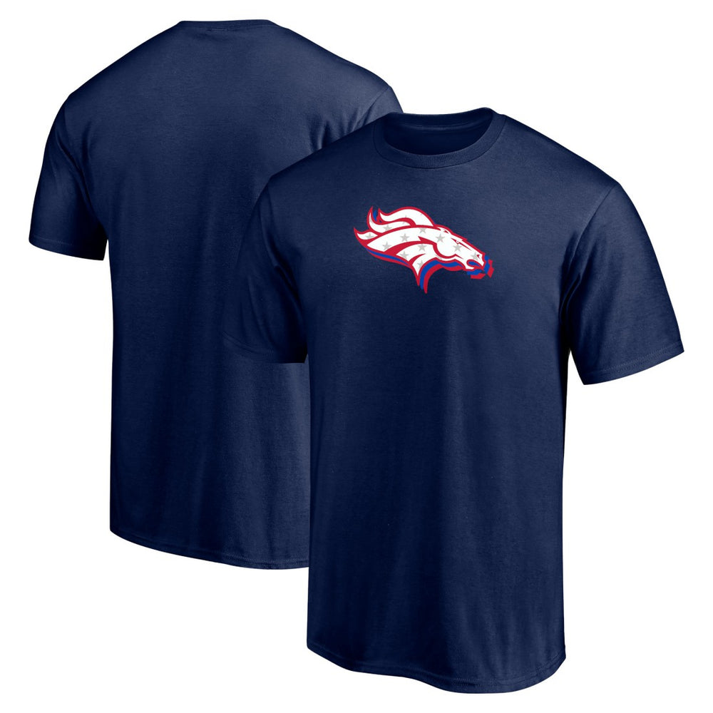 Denver Broncos Red White and Team T-Shirt Navy - NFL